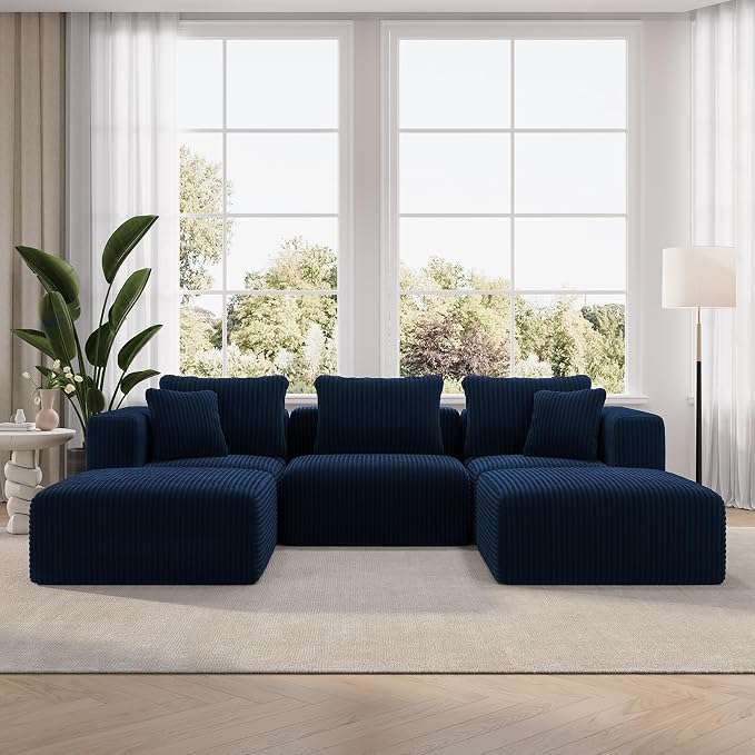 CloudFlex Corduroy Modular Sectional Sofa