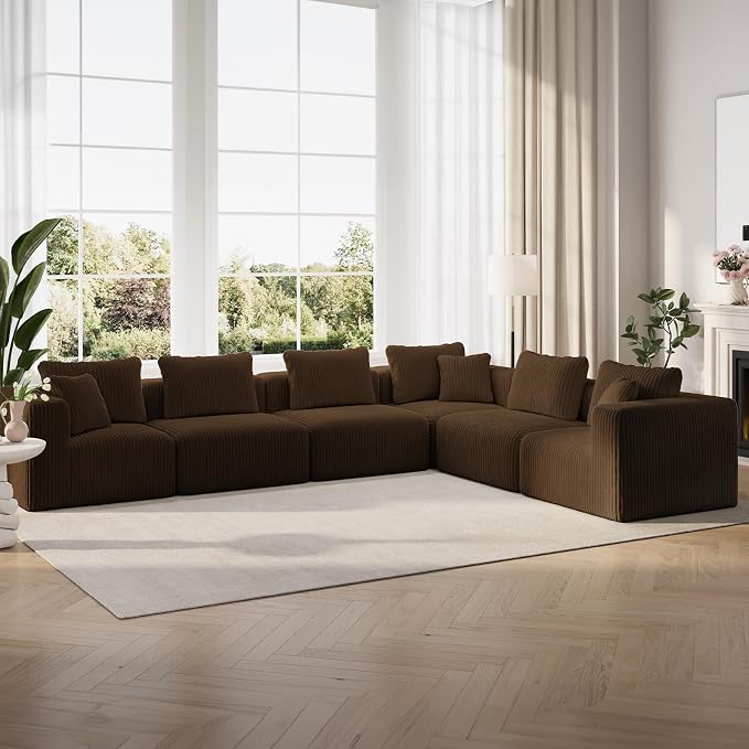 CloudFlex Corduroy Modular Sectional Sofa