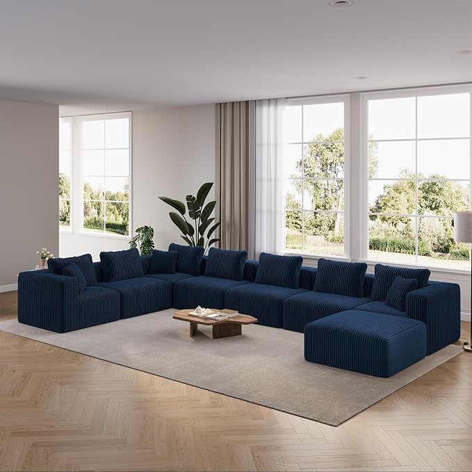 CloudFlex Corduroy Modular Sectional Sofa