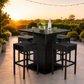 The Cove Collection 5-Piece Bar-Height Patio Set