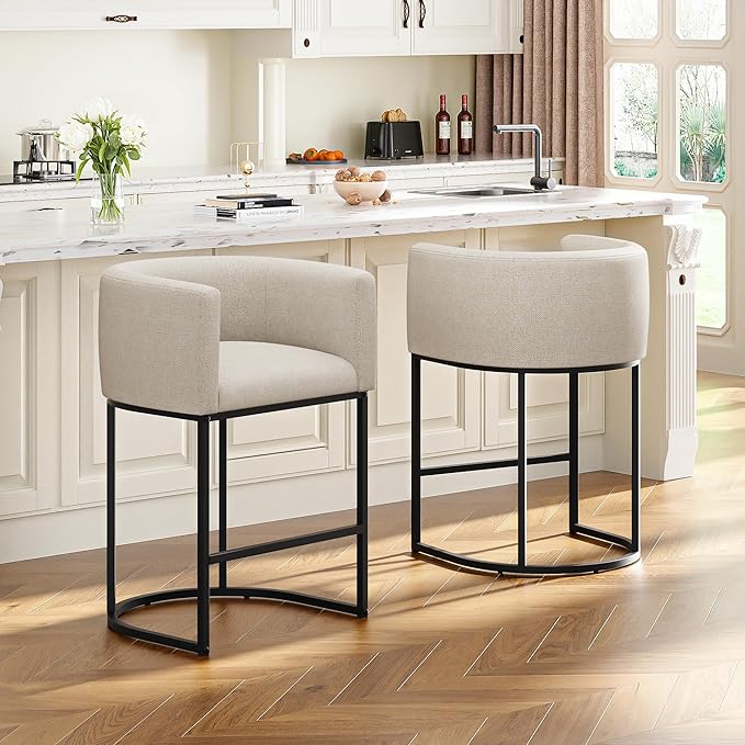 Luxe Curve Counter Stool Set