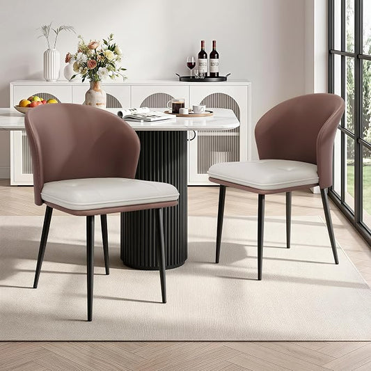 Hudson Faux Leather Dining Chair Set