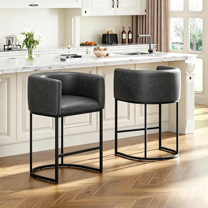 Luxe Curve Counter Stool Set