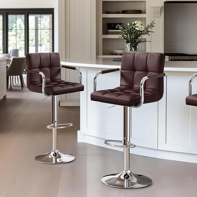Contour Comfort Swivel Bar Stool Set