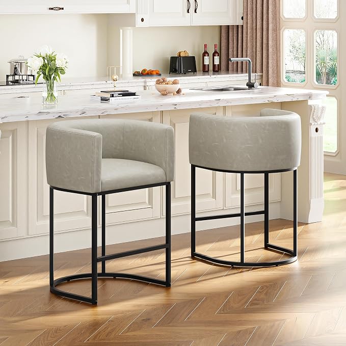 Luxe Curve Counter Stool Set