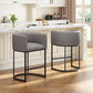 Luxe Curve Counter Stool Set