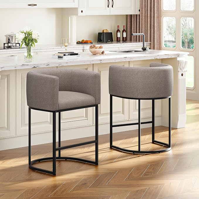 Luxe Curve Counter Stool Set
