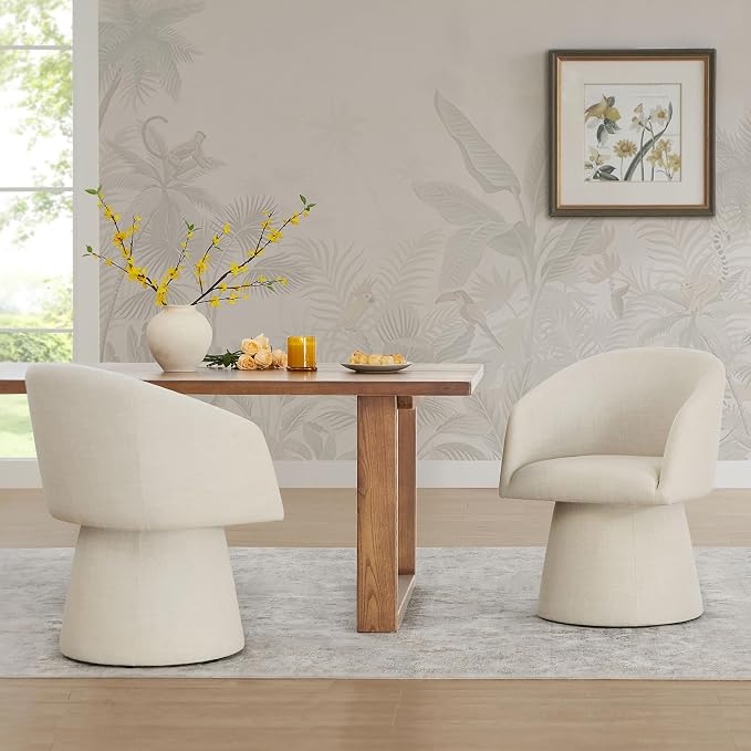 Bennett 360° Swivel Dining Chair Set