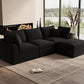 CloudLuxe Modular Sectional Sofa with Ottoman