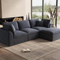 CloudLuxe Modular Sectional Sofa with Ottoman
