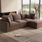 CloudLuxe Modular Sectional Sofa with Ottoman