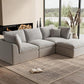 CloudLuxe Modular Sectional Sofa with Ottoman