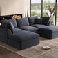 CloudLuxe Modular Sectional Sofa with Ottoman