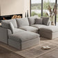 CloudLuxe Modular Sectional Sofa with Ottoman