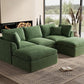 CloudLuxe Modular Sectional Sofa with Ottoman