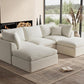 CloudLuxe Modular Sectional Sofa with Ottoman