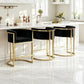 Milan Luxe Barrel Counter Stool Set