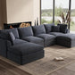CloudLuxe Modular Sectional Sofa with Ottoman