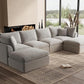 CloudLuxe Modular Sectional Sofa with Ottoman