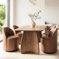 Alden 360° Upholstered Swivel Chair Set