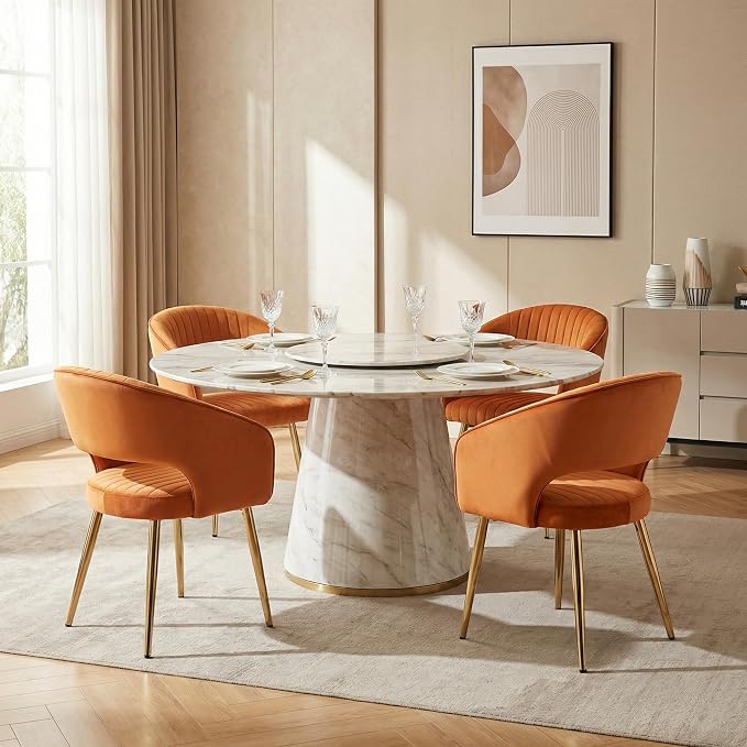 Marbella Upholstered Dining Chair Set