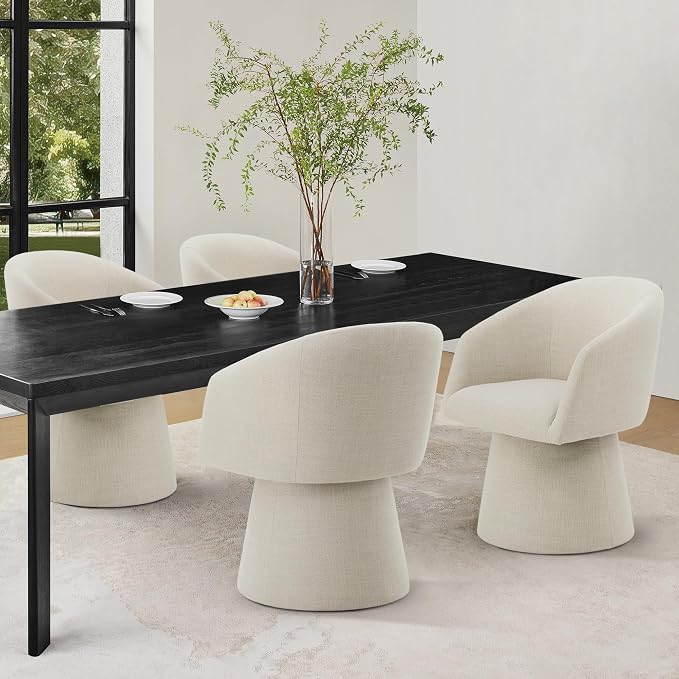 Bennett 360° Swivel Dining Chair Set