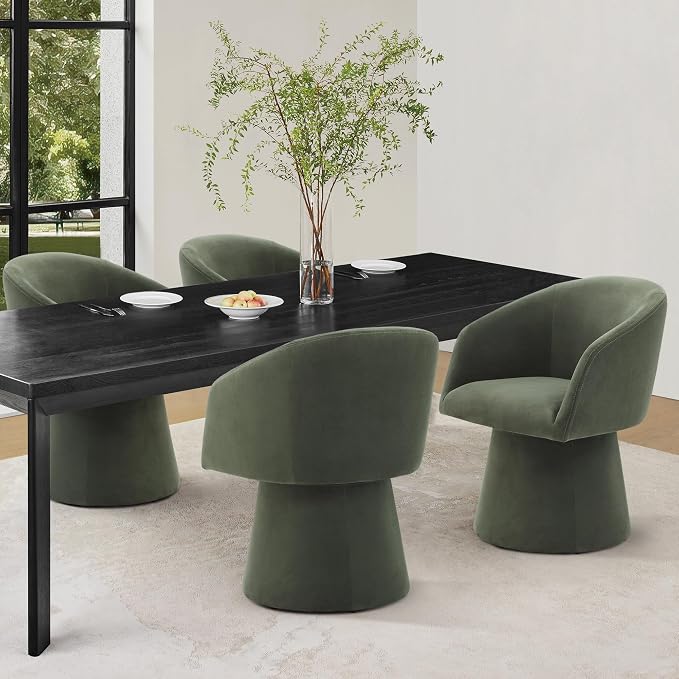 Bennett 360° Swivel Dining Chair Set