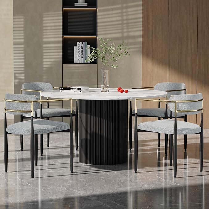 Avery Bouclé Dining Chair Set