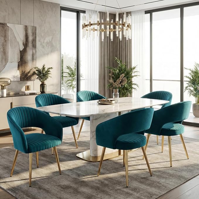 Marbella Upholstered Dining Chair Set