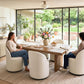 Alden 360° Upholstered Swivel Chair Set
