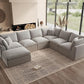 CloudLuxe Modular Sectional Sofa with Ottoman