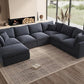 CloudLuxe Modular Sectional Sofa with Ottoman