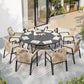 Coastal Breeze Rope Weave Patio Dining Set