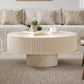 Modern Round Fluted Coffee Table