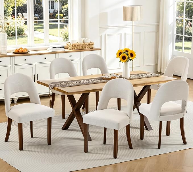 Ashford Linen Dining Chair Set