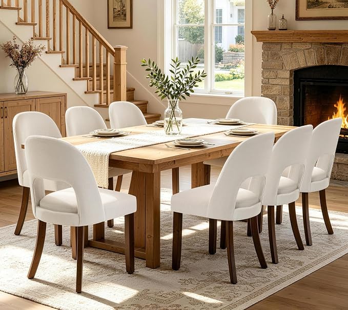 Ashford Linen Dining Chair Set