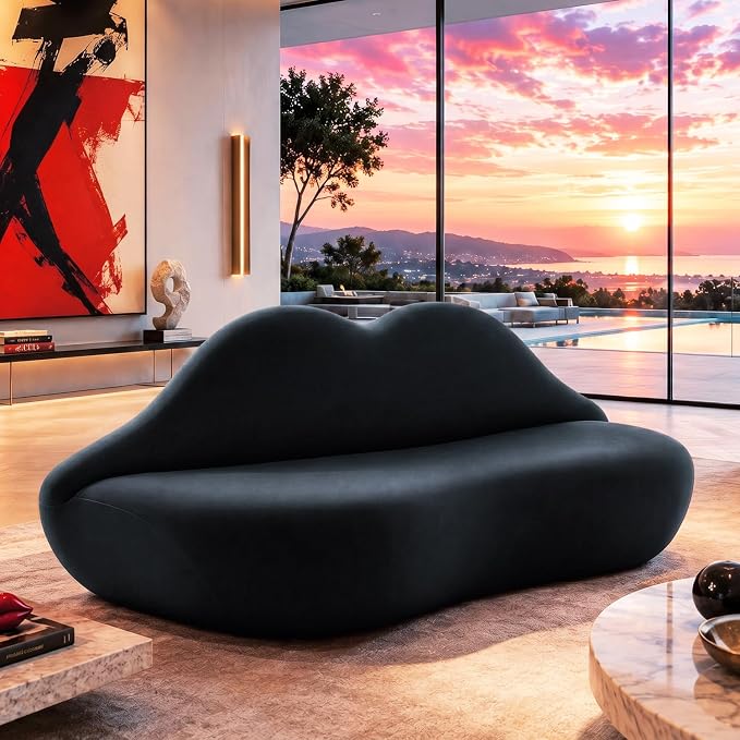 Art-Inspired Sculptural Lounge Chair