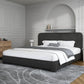 Modern Cloud Curve Bouclé Bed