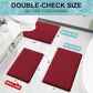Premium Thick Microfiber Non-Slip Bath Mat, 4 Piece Set