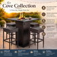 The Cove Collection 5-Piece Bar-Height Patio Set