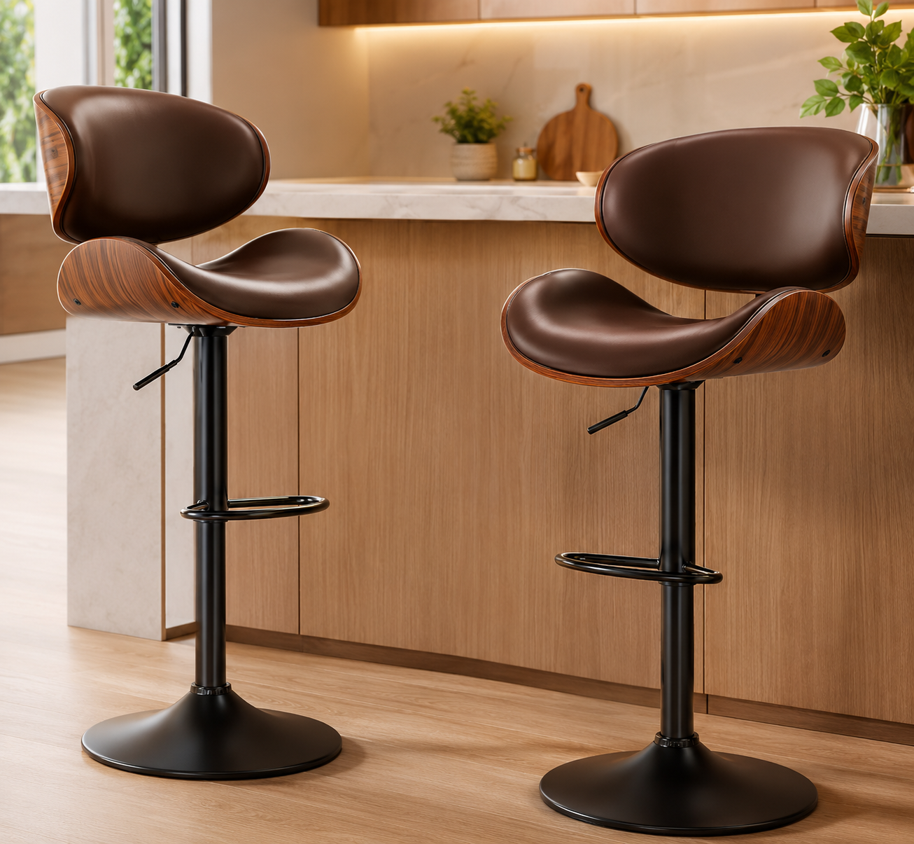 ContourLift 360° Adjustable Bar Stool Set