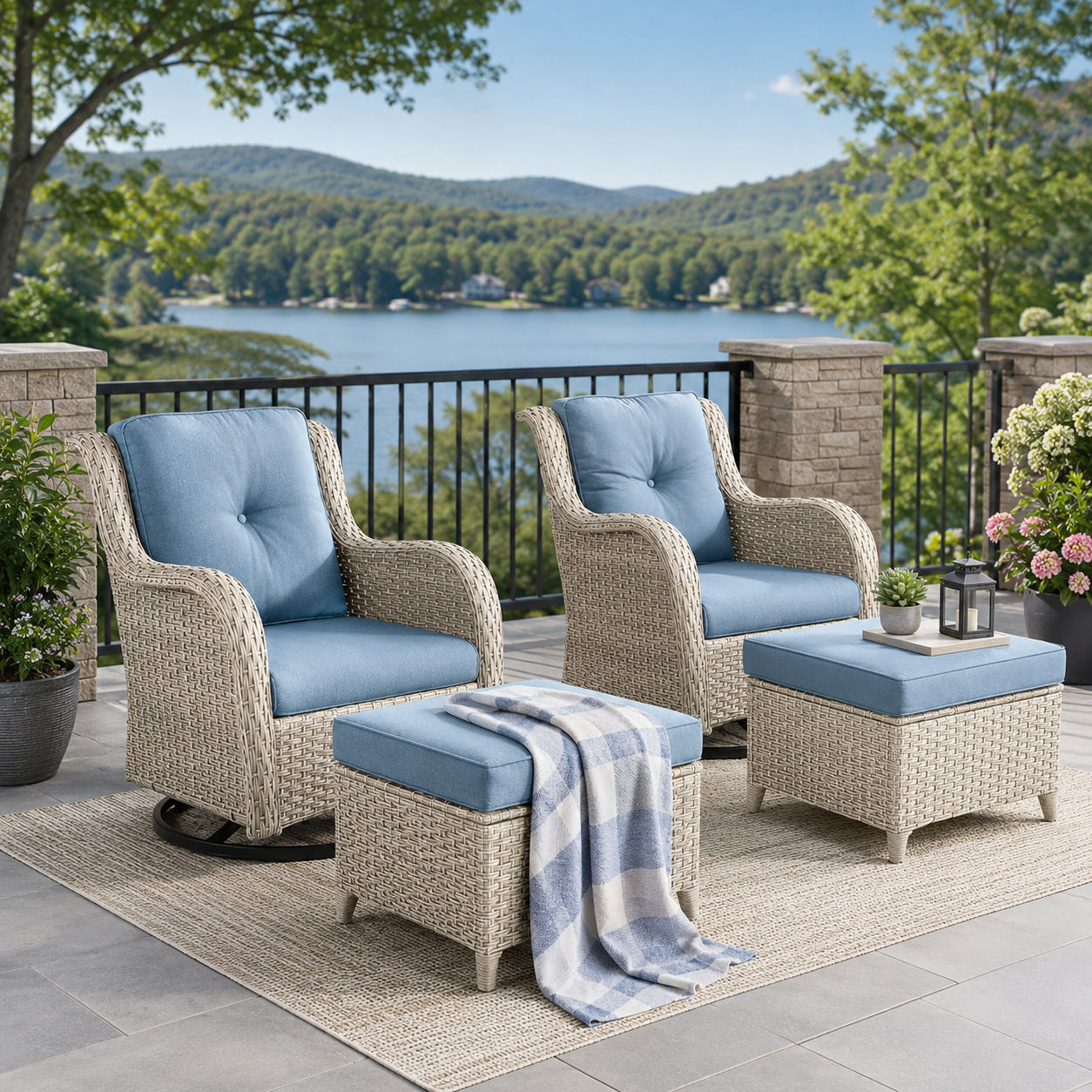 EverRock Outdoor Comfort Patio Set