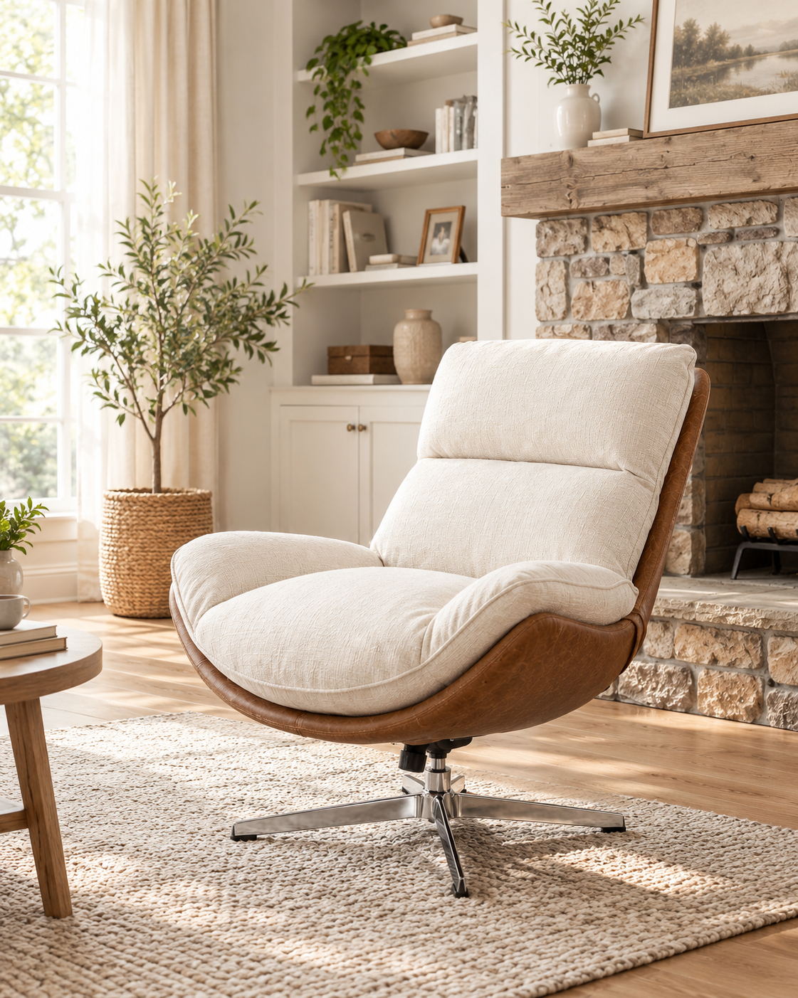 Modern Swivel Accent Chair