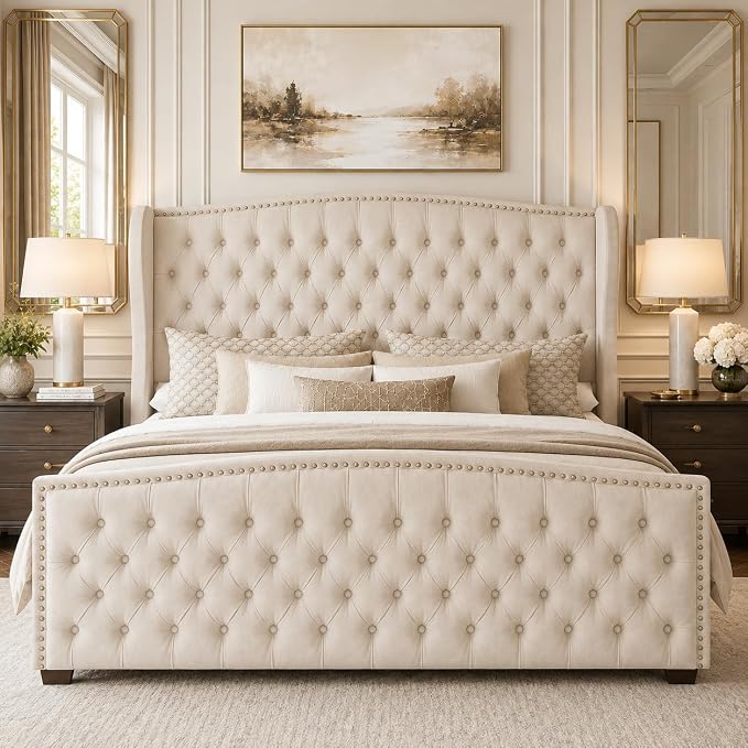 Modern Luxe Tufted Bed