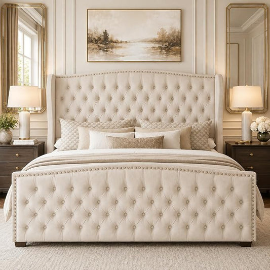 Modern Luxe Tufted Bed