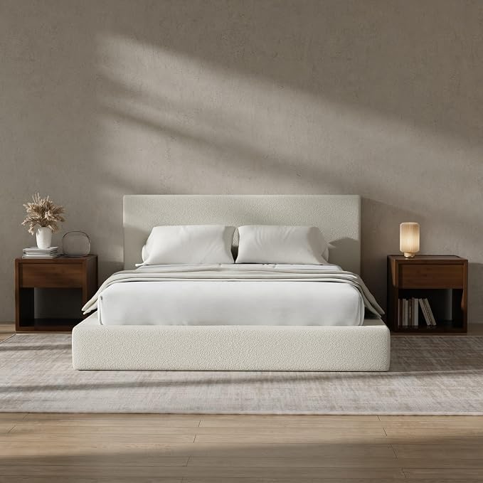Cloud Chenille Upholstered Bed