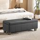 Contemporary Upholstered Storage Bench