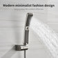 Modern Sleek High-Pressure Shower Head Set