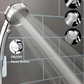 Universal High Pressure Shower Head Set