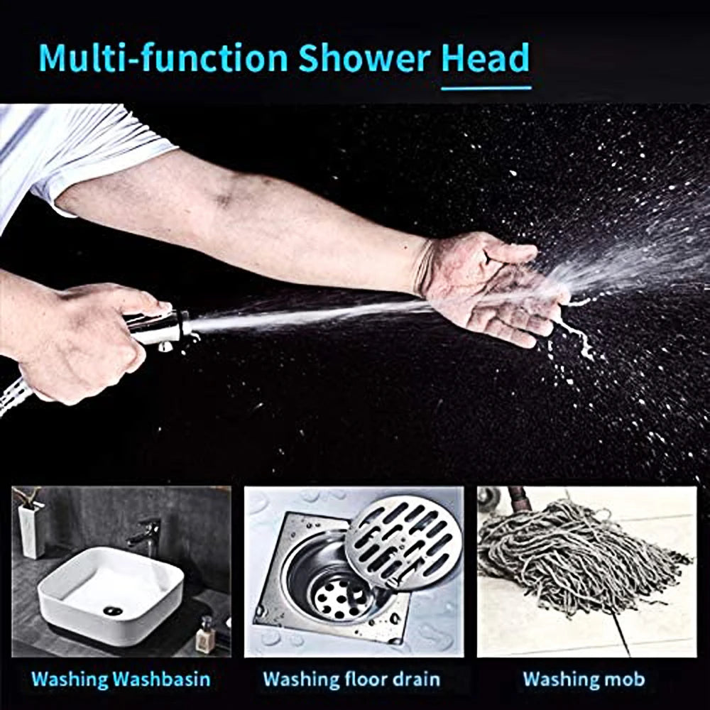 Universal High Pressure Shower Head Set